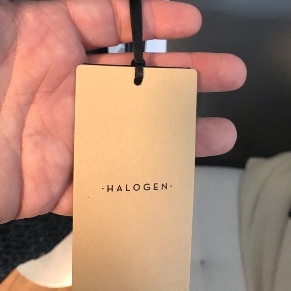 NWT Halogen gray animal print blouse size 1X - Picture 7 of 8